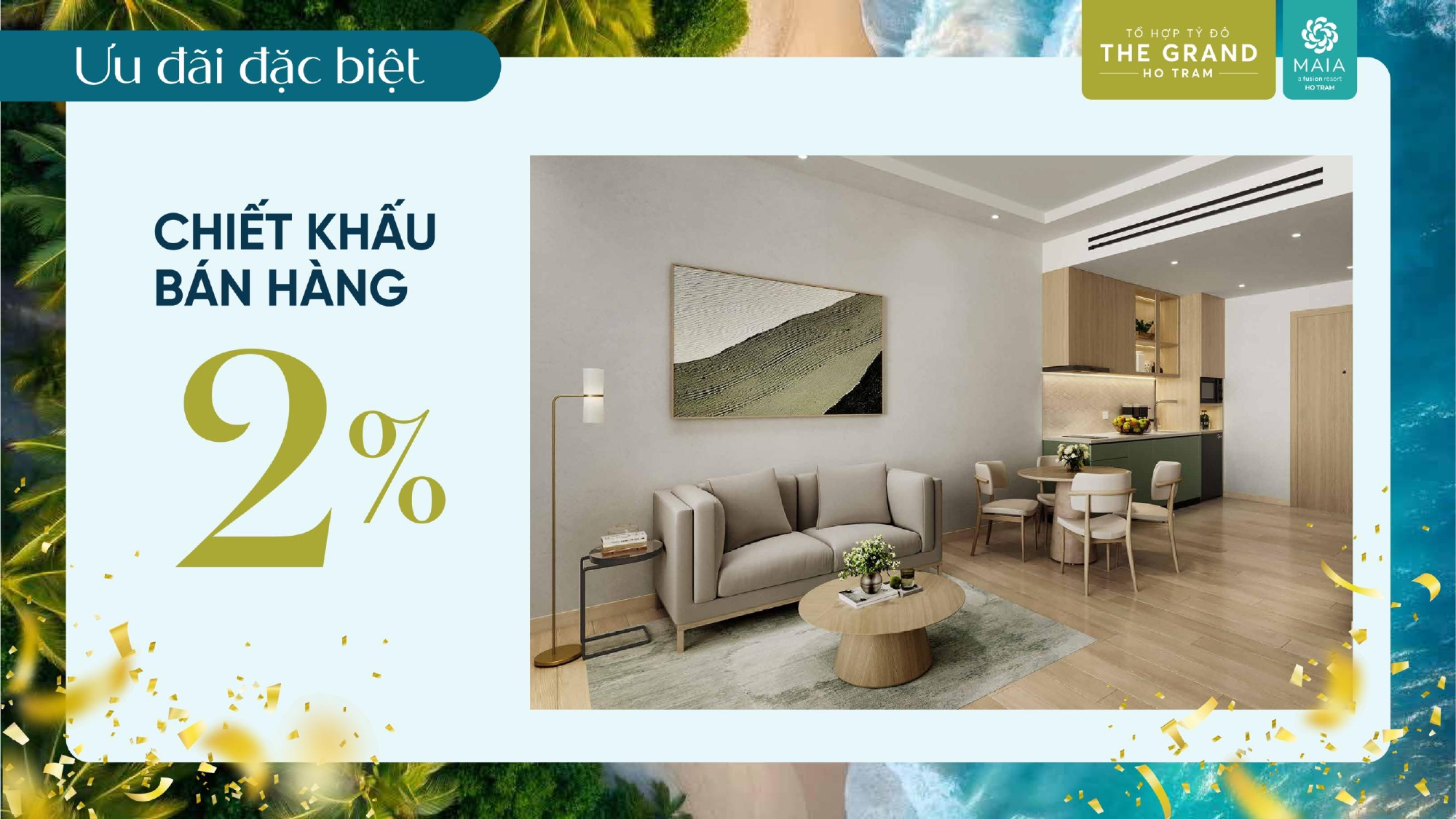 Phương thức thanh toán - Chiết khấu ưu đãi Maia Hồ Tràm Condotel
